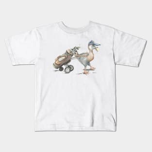 Dodo and his golfbag Kids T-Shirt